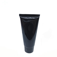 tube en plastique noir brillant cosmétique doux tube de massage